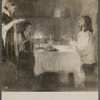 Postcard of Henry O. Tanner's Christ at the Home of Mary and Martha