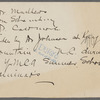 Dr. Matthew, Mr. Schomburg, [third name illegible] taken by Dr. Johnson at Ray's Mountain, the YMCA Summer School