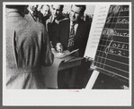 Bookies taking bets at horse races, Warrenton, Virginia