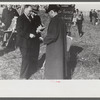 Bookies taking bets at horse races, Warrenton, Virginia