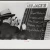 Bookies taking bets at horse races, Warrenton, Virginia