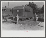 Trailer camp where many defense workers live opposite Pratt and Whitney aircraft plant, East Hartford, Connecticut