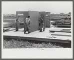 Prefabricated defense housing under contruction, near airport. Hartford, Connecticut. Constructed and managed by FSA (Farm Security Administration)