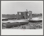 Prefabricated defense housing under contruction, near airport. Hartford, Connecticut. Constructed and managed by FSA (Farm Security Administration)