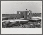 Prefabricated defense housing under contruction, near airport. Hartford, Connecticut. Constructed and managed by FSA (Farm Security Administration)