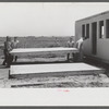 Prefabricated housing under construction near airport, Hartford, Connecticut. Constructed and managed by the FSA (Farm Security Administration)