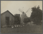Windmill at John Howard Payne house. Main Street. East Hampton