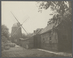 Windmill at John Howard Payne house. Main Street.  East Hampton