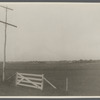 View of fields at Saggaponack Bay. Bridgehampton, Southampton