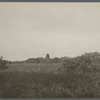 View of H.B. Claflin house and old windmill.  Shinnecock Hills, Southampton