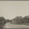 View of building near bend in roadway. Southampton