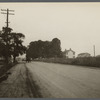 View of road and John Bennett house. Near  Bridgehampton. Southampton
