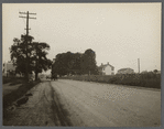 View of road and John Bennett house. Near  Bridgehampton. Southampton