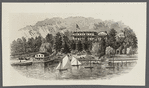 Pavilion Hotel. Photo of 1867 etching. L.B. Covert, 416 B'WAY. N.Y.
on front. Glen Cove, Oyster Bay