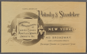 Advertising cards