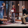Todd Swenson, Bill Irwin, and Sally Field (replacement cast) in The Goat, or Who Is Sylvia?