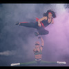 Publicity photograph of Carmichael Simon (above) and Kerri Hoskins (below) in the stage production Mortal Kombat: Live Tour