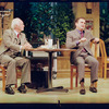 Bill Moor and Lewis J. Stadlen in the stage production 45 Seconds from Broadway