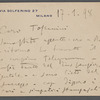 Letter from Giacomo Puccini to Arturo Toscanini, January 17, 1898