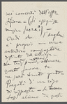 Letter from Giacomo Puccini to Arturo Toscanini, March 11, 1898