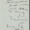 Letter from Giacomo Puccini to Arturo Toscanini, February 23, 1900