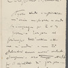 Letter from Giacomo Puccini to Arturo Toscanini, December 27, 1900