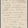Letter from Giacomo Puccini to Arturo Toscanini, October 12, 1905