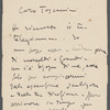 Letter from Giacomo Puccini to Arturo Toscanini, December 15, 1907