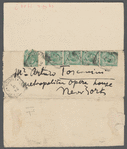 Letter from Giacomo Puccini to Arturo Toscanini, December, 29, 1908