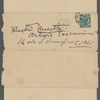 Letter from Giacomo Puccini to Arturo Toscanini, September 18, 1910