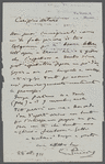 Letter from Giacomo Puccini to Arturo Toscanini, October 28, 1910