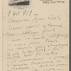 Letter from Giacomo Puccini to Arturo Toscanini, January 1, 1911
