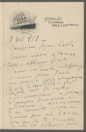 Letter from Giacomo Puccini to Arturo Toscanini, January 1, 1911