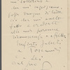 Letter from Giacomo Puccini to Arturo Toscanini, January 1, 1911