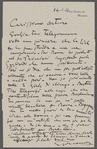 Letter from Giacomo Puccini to Arturo Toscanini, January 14, 1911