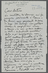 Letter from Giacomo Puccini to Arturo Toscanini, March 23, 1911