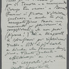 Letter from Giacomo Puccini to Arturo Toscanini, March 23, 1911