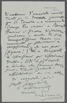 Letter from Giacomo Puccini to Arturo Toscanini, March 23, 1911