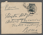 Letter from Giacomo Puccini to Arturo Toscanini, June 1, 1911