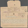 Telegram from Giacomo Puccini To Arturo Toscanini, May [or September] 28, 1922