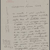 Letter from Giacomo Puccini to Carla Toscanini, December 23, 1923
