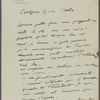 Letter from Giacomo Puccini to Carla Toscanini, October 7, 1924