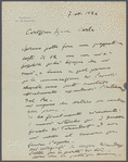 Letter from Giacomo Puccini to Carla Toscanini, October 7, 1924