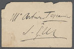Calling card, [no date]