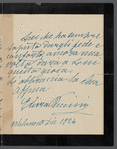Letter from Elvira Puccini to Arturo Toscanini, December 13, 1924