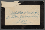 Letter from Elvira Puccini to Arturo Toscanini, December 13, 1924