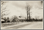 Phillips house and old P.O. Looking east on North Country Road. Mount Sinai, Brookhaven