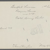 Buffet house. 1st house. Rogues Lane, now 11th St. Cold Spring Harbor, Huntington