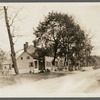 Buffet house. 1st house. Rogues Lane, now 11th St. Cold Spring Harbor, Huntington … (Sketch showing location on back of photo.)