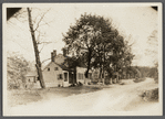 Buffet house. 1st house. Rogues Lane, now 11th St. Cold Spring Harbor, Huntington … (Sketch showing location on back of photo.)